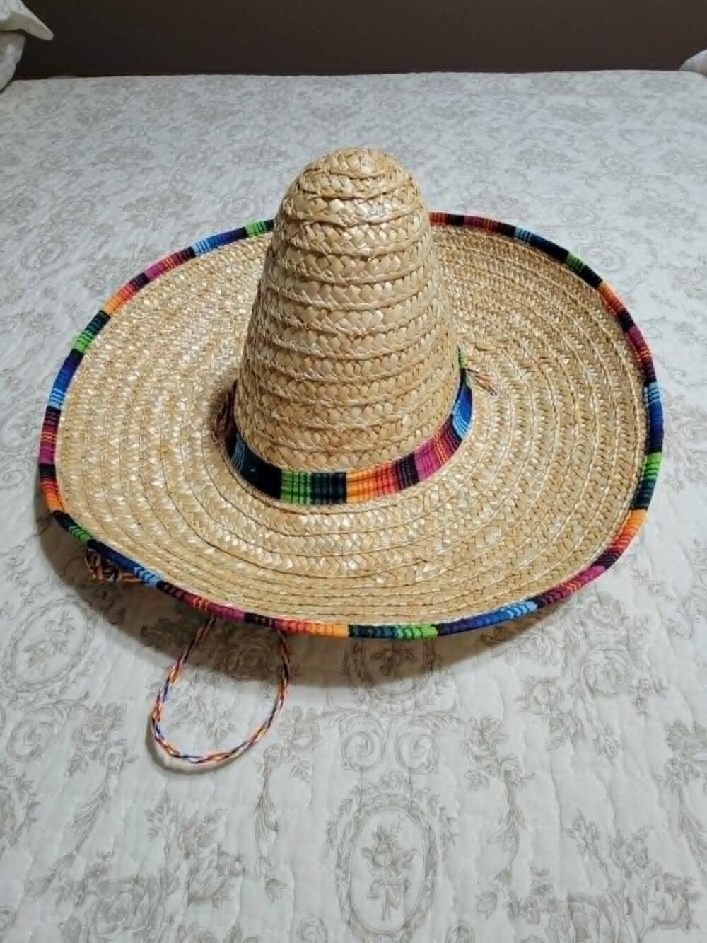 Straw Sombrero Costume Party Decor